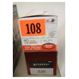 GROUP OF 100 RDS WINCHESTER CAL 40 S&W 165 GRAIN