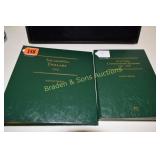 GROUP OF 4 COLLECTOR COIN BOOKS. ALL PARTIALLY