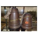 GROUP OF 2 CONTEMPORARY OUTSIDE BELLS