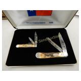 GROUP OF 2 NEW LTD ED DOUBLE BLADE CASE XX