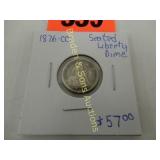 US 1876 CARSON CITY SEATED LIBERTY DIME