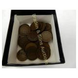 GROUP OF 35 INDIAN HEAD PENNIES FROM 1892-1908