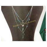 GROUP OF 3 STERLING SILVER NATIVE AMERICAN