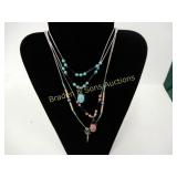 GROUP OF 3 STERLING SILVER NATIVE AMERICAN