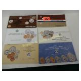 GROUP OF 6 US UNCIRCULATED COIN SETS FROM