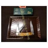 NEW MOORE MAKER TRIPLE BLADE POCKET KNIFE WITH