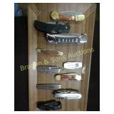 GROUP OF 10 POCKET KNIVES