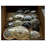 GROUP OF 15 WESTERN BELT BUCKLES