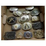 GROUP OF 15 NEW WESTERN BELT BUCKLES