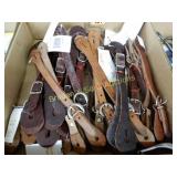 GROUP OF 20 NEW LEATHER SPUR STRAPS