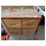 VINTAGE FOUR DRAWER FILE CABINET