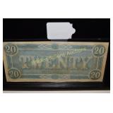 CONFEDERATE STATES OF AMERICA 1863 $20.00