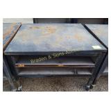 USED 49" X 41" HEAVY DUTY PORTABLE METAL WORK