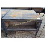 USED 49" X 41" HEAVY DUTY PORTABLE METAL WORK