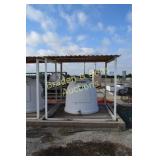 USED 90" T X 101" W X 101" D METAL AWNING