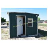 USED 110" T X 122" W X  242" D PORTABLE METAL