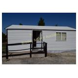 USED 84" T X 290" W X 167" D PORTABLE METAL