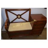 CONTEMPORARY TELEPHONE BENCH