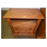 CONTEMPORARY NIGHT STAND (MATCHES LOT 79 & 80)
