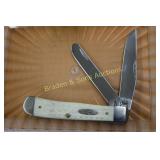 NEW CASE MODEL 6254 TRAPPER WITH STAG HANDLE