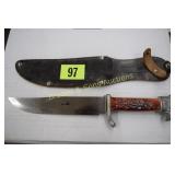 FIXED BLADE POCKET KNIFE WITH SHEATH