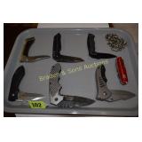 GROUP OF 7 USED POCKET KNIVES