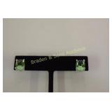 LADIES AMETHYST AND STERLING SILVER EARRINGS