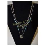 GROUP OF 3 STERLING SILVER AND TURQUOISE