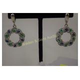 LADIES STERLING SILVER BLUE SAPPHIRE