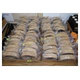 GROUP OF 64 NEW LEATHER MILITARY BELTS