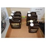 BOX OF LEATHER MAINTENANCE SUPPLIES