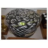 GROUP OF 7 ROLLS OF BRAIDED BELTING