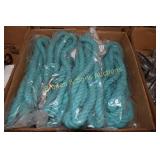 GROUP OF 5 NEW COTTON LEAD ROPES