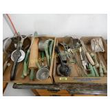 GROUP OF TWO BOXES OF VINTAGE KITCHEN UTENSILS