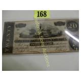 CONFEDERATE STATES OF AMERICA $20.00 DATED