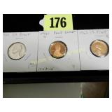 US 1962 AND 1981-S PROOF LINCOLN PENNIES