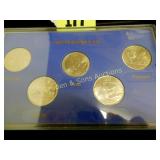 GROUP OF FIVE 2004-P UNCIRCULATED STATE
