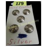 GROUP OF 5 HAND CRAFTED MADE FROM BUTTONS