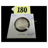 US 1853 SEATED LIBERTY QUARTER