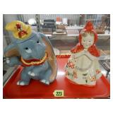 GROUP OF 2 COOKIE JARS