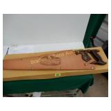 NEW STANLEY 150 YEAR ANNIVERSARY SAW WITH LEATHER
