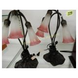 GROUP OF 2 CONTEMPORARY TABLE LAMPS