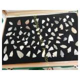 GROUP OF APPROX 75 NATIVE AMERICAN ARROWHEADS