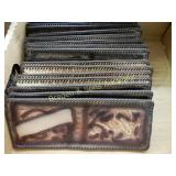 GROUP OF 20 NEW TOOLED LEATHER WALLETS