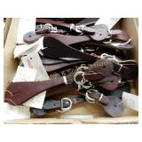 GROUP OF 20 NEW LEATHER SPUR STRAPS