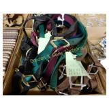 GROUP OF 6 NEW NYLON HEADSTALLS