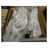 GROUP OF 5 NEW COTTON LEAD ROPES