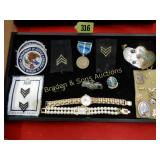 TRAY OF ASSTD JEWELRY AND PINS