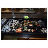 GROUP OF 3 TRAYS OF ASSTD COSTUME JEWELRY