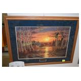 FRAMED 18" X 27" ARTIST SIGNED, FRANK D. MILLER